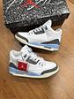 Jordan Retro 3 White Blue UNC - Miniatura 2