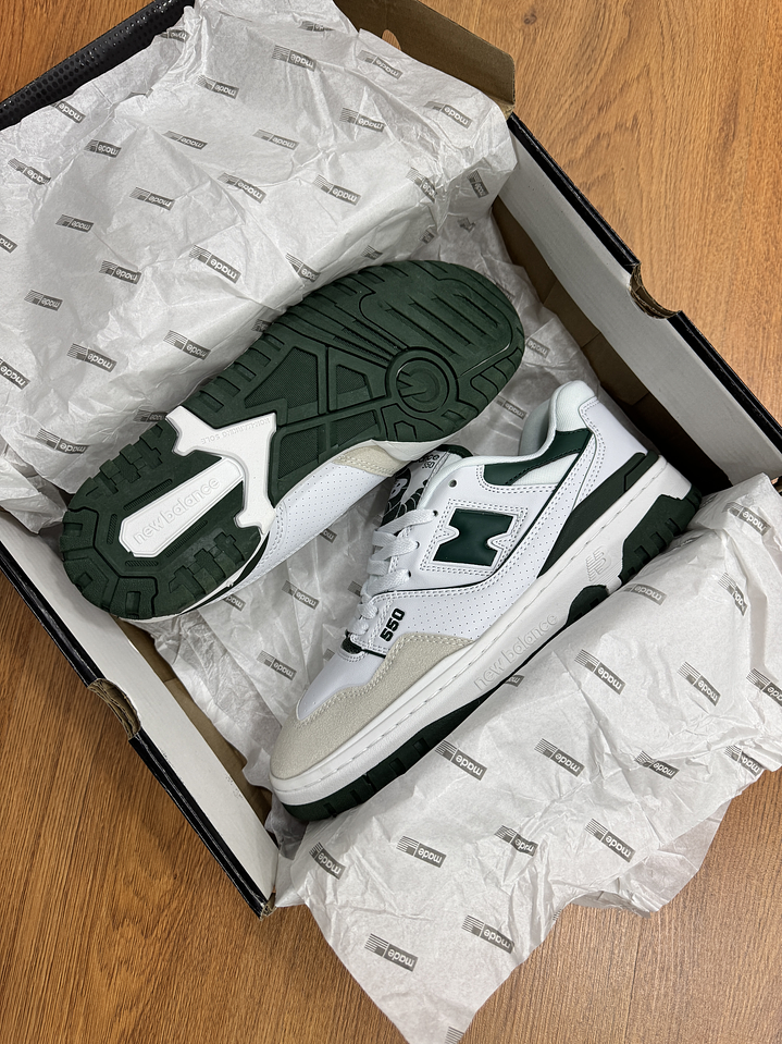 New Balance 550 White Green  3