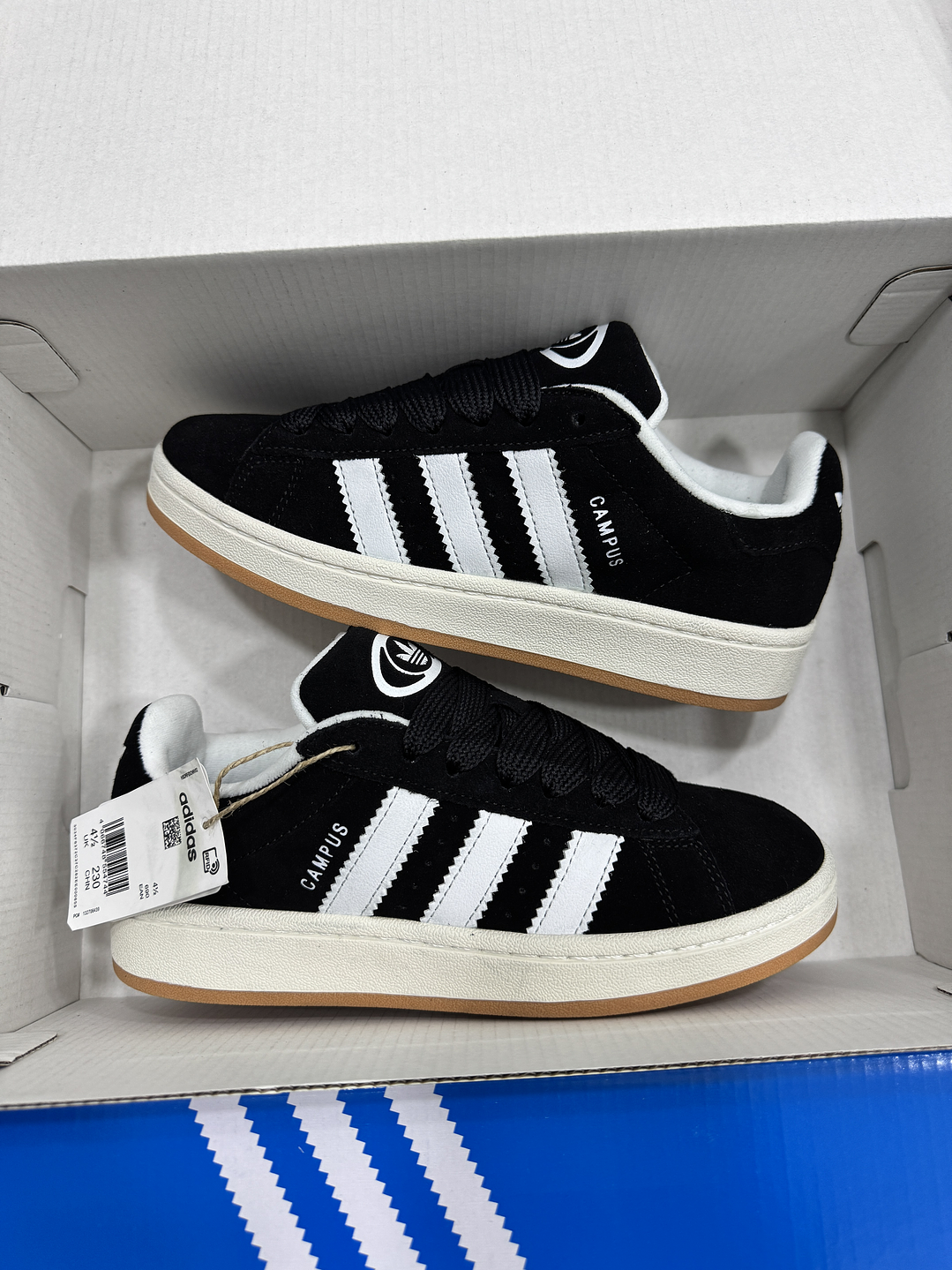 Adidas Campus Black Gum  1