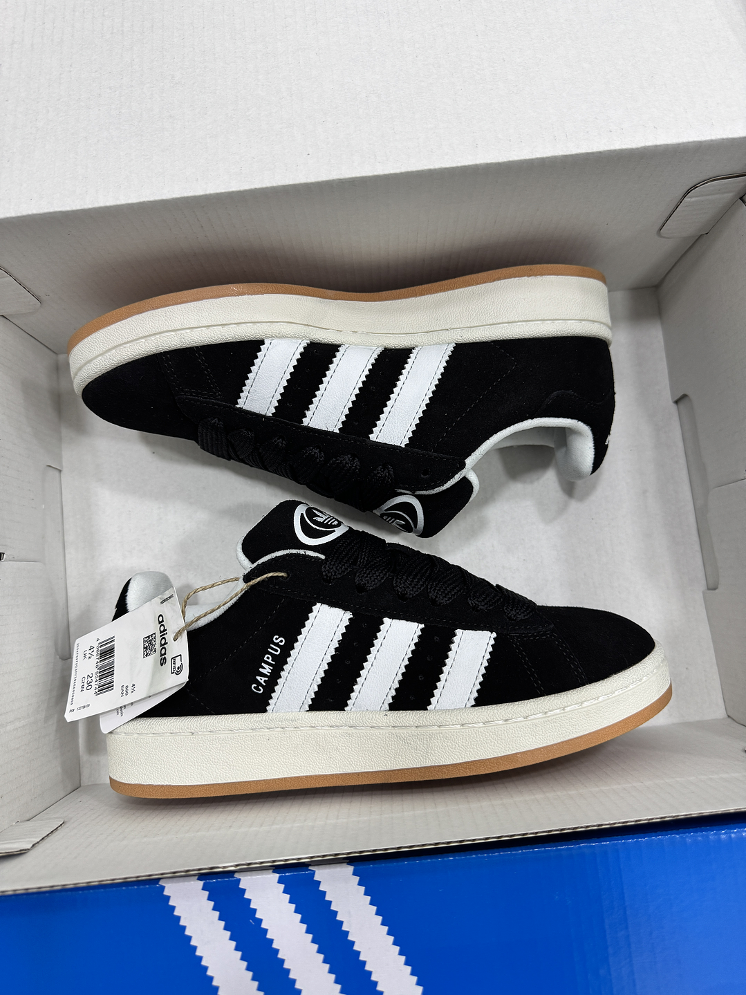 Adidas Campus Black Gum  2