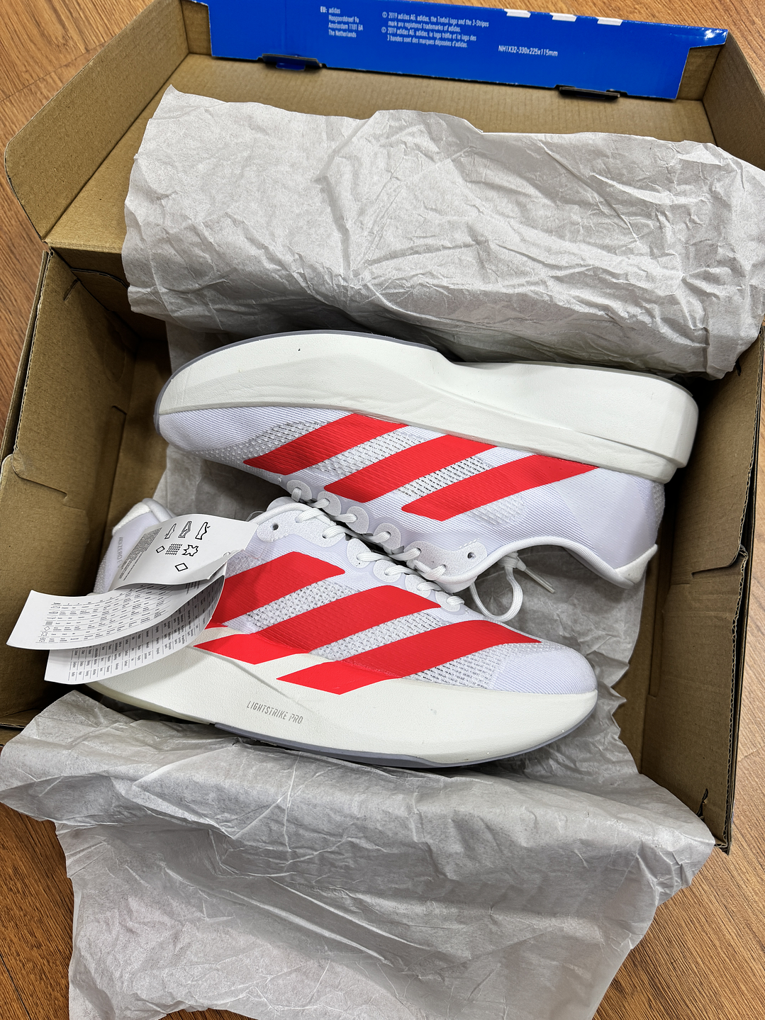 Adidas Adizero Evo Sl White Red  2