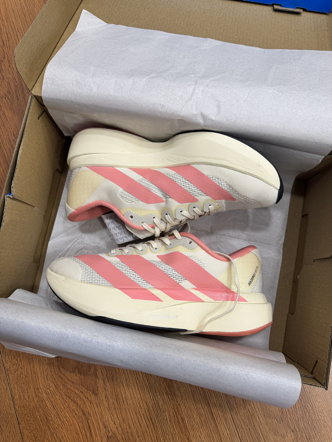 Adidas Adizero Evo Sl Beige Pink  2