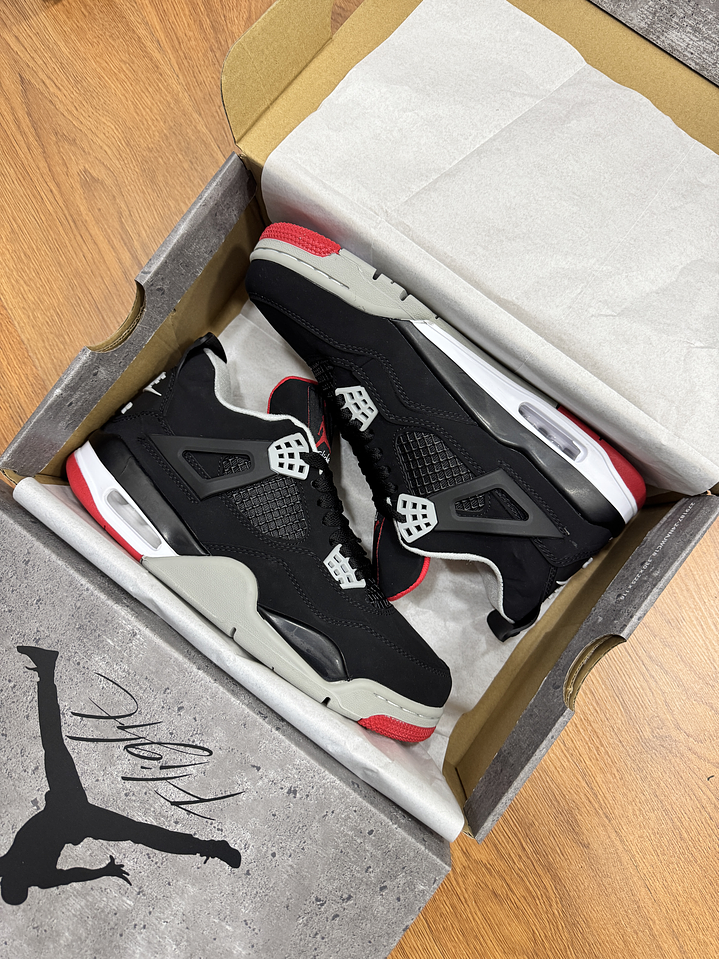 Jordan Retro 4 Bred  1