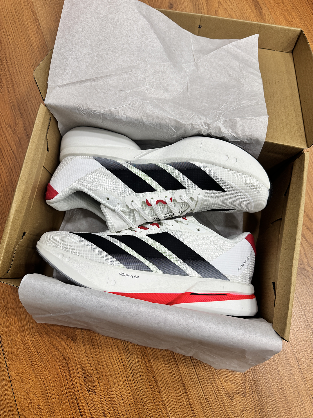 Adidas Adizero Boston 13 White  2