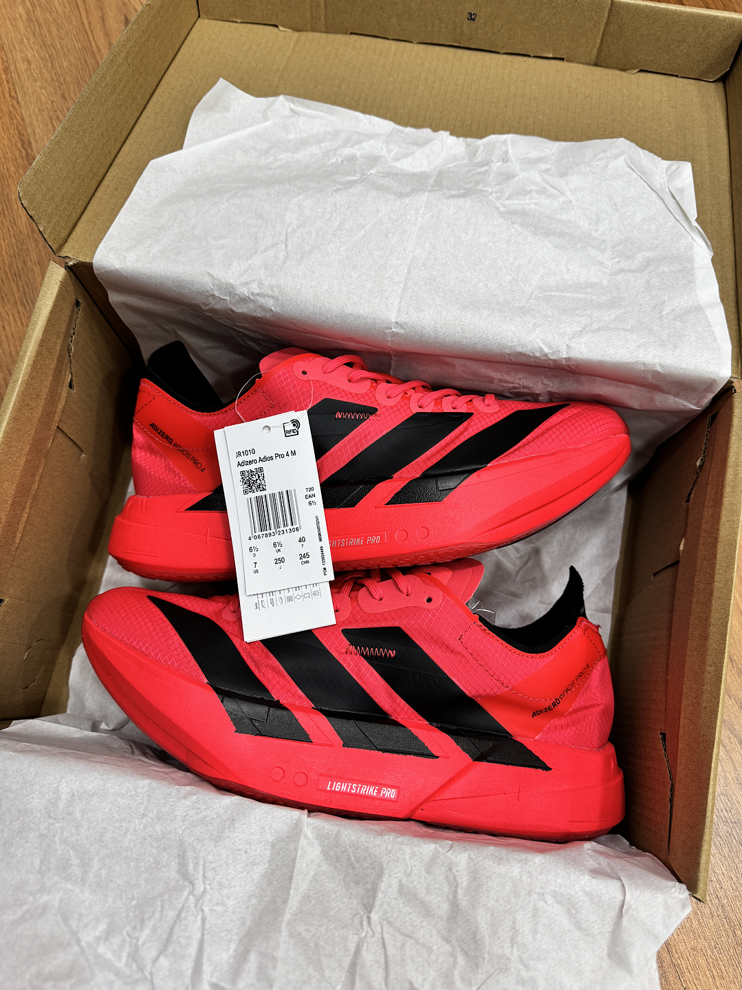 Adidas Adizero Pro 4 Red  1