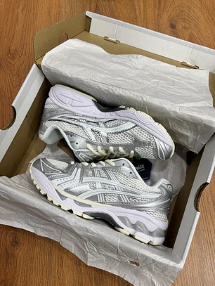 Asics Kayano 14 Metallic White 