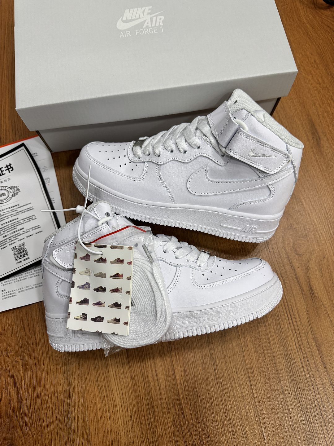 Nike Af1 High Classic White  1