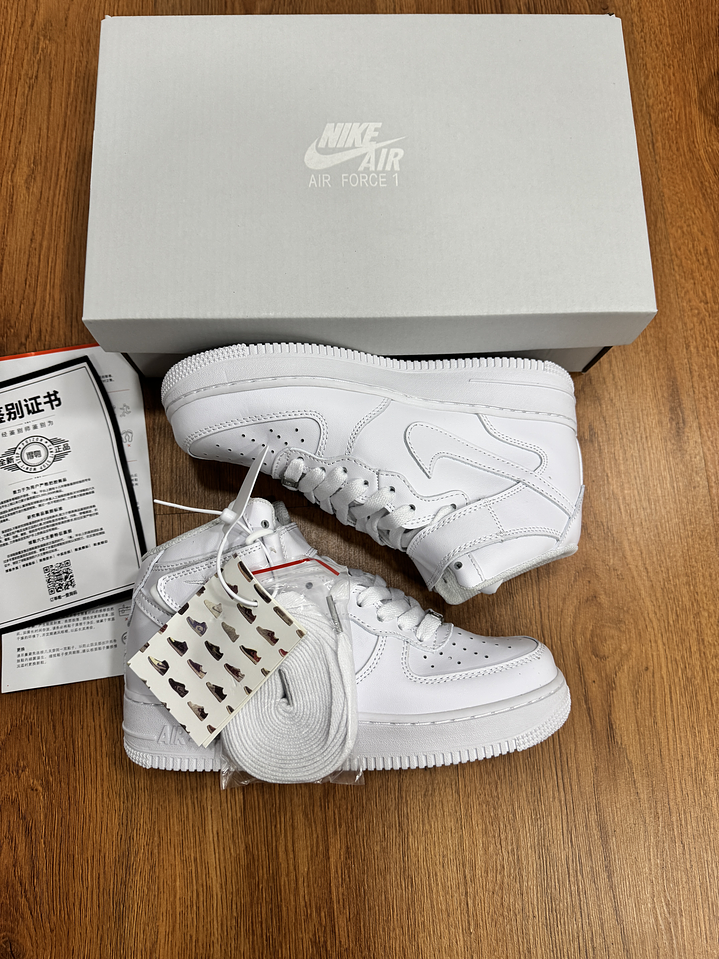 Nike Af1 High Classic White  2