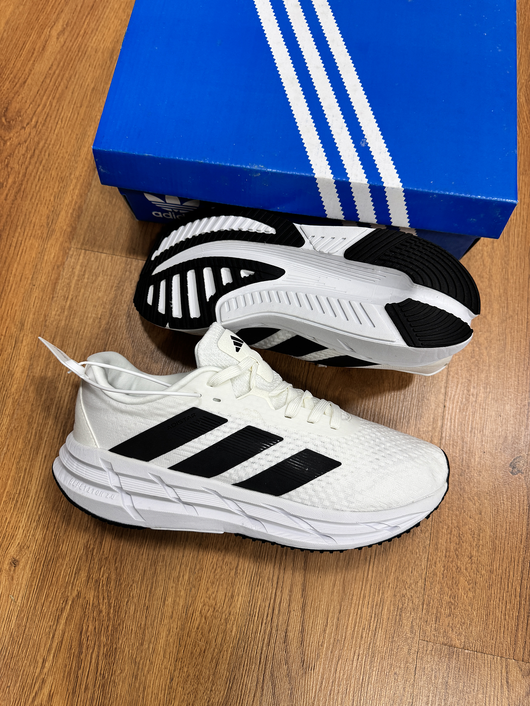 Adidas Adistar White Black  3
