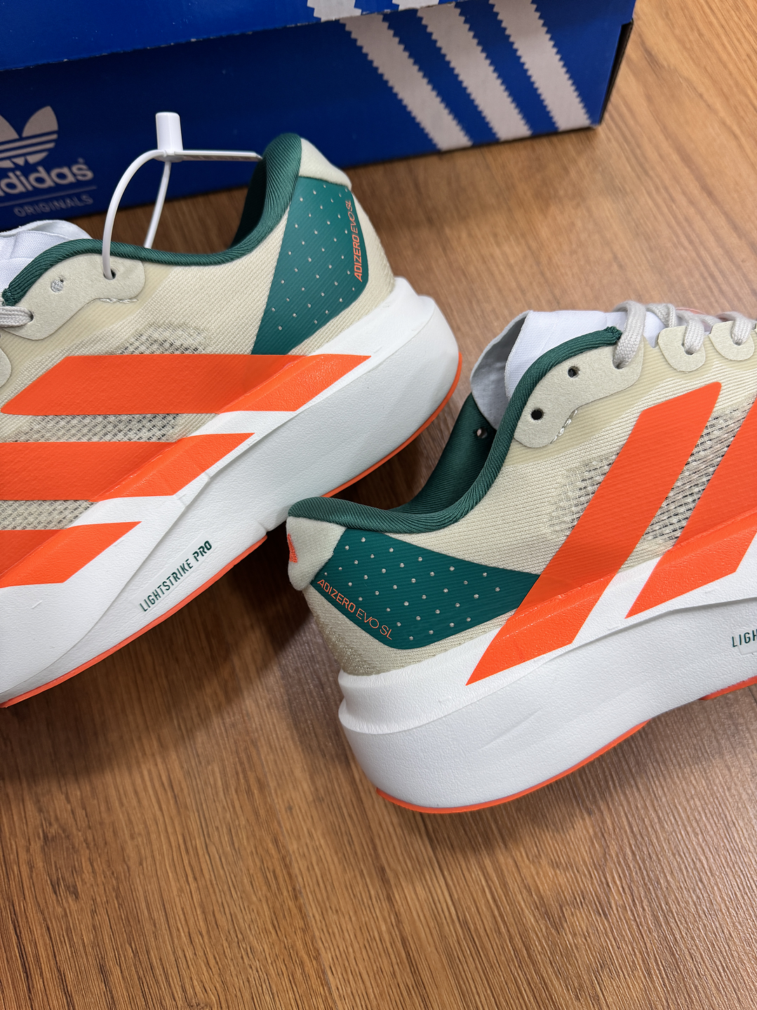 Adidas Adizero Evo Sl Beige Orange  3