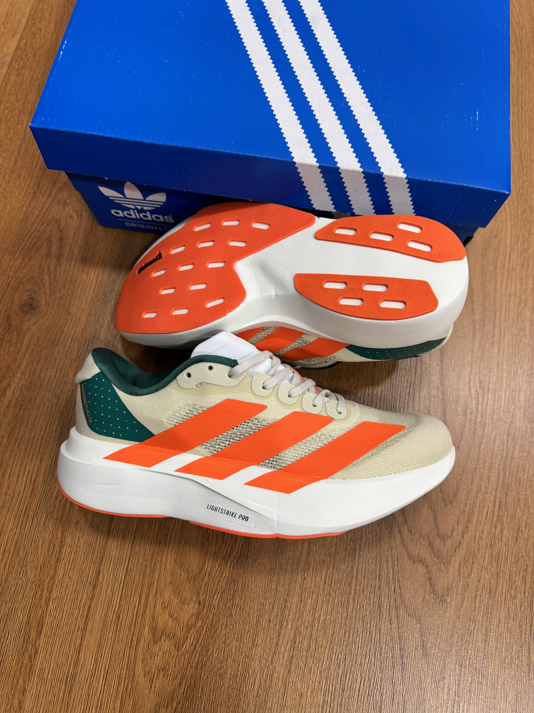 Adidas Adizero Evo Sl Beige Orange  2