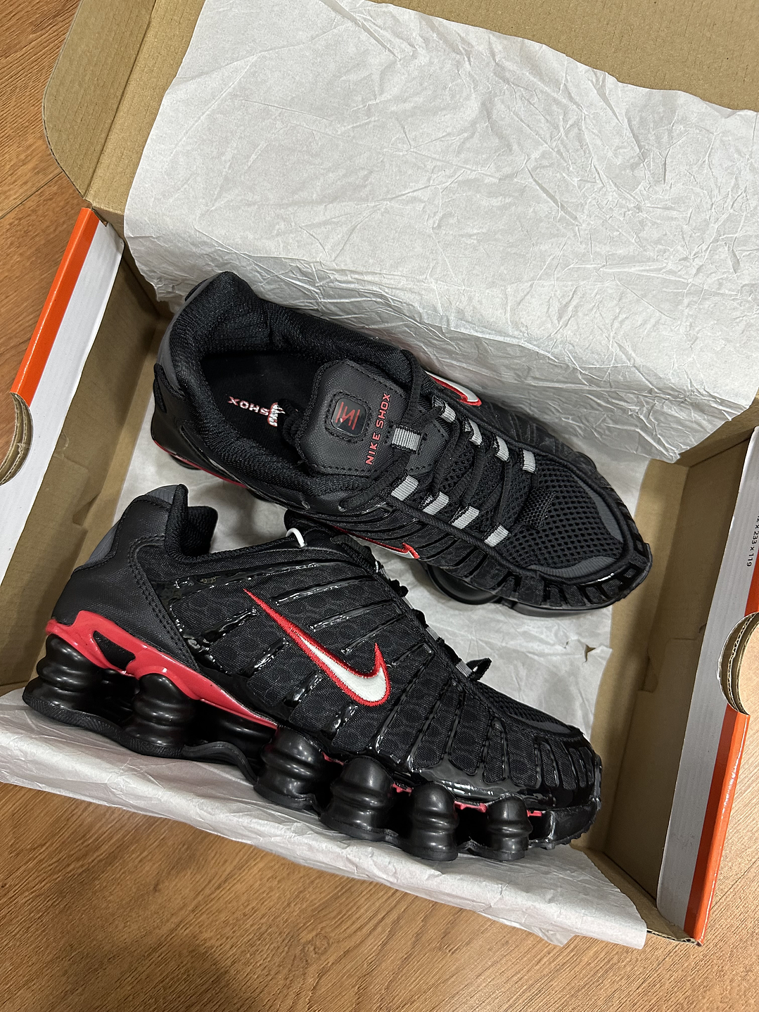 Nike Shox TL Black Red 3