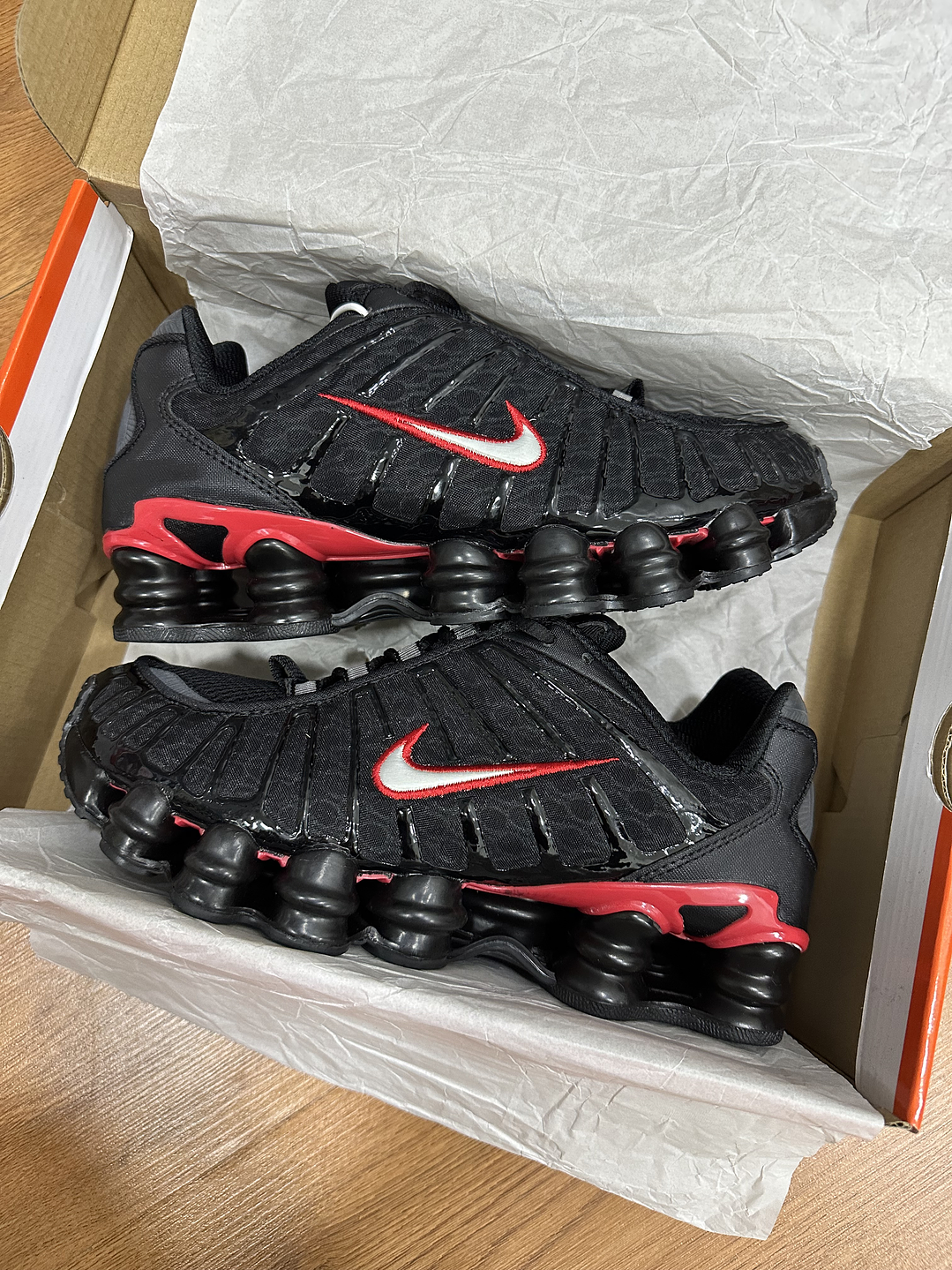 Nike Shox TL Black Red 1