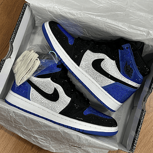 Jordan Retro 1 High Swarovski Blue
