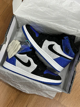 Jordan Retro 1 High Swarovski Blue