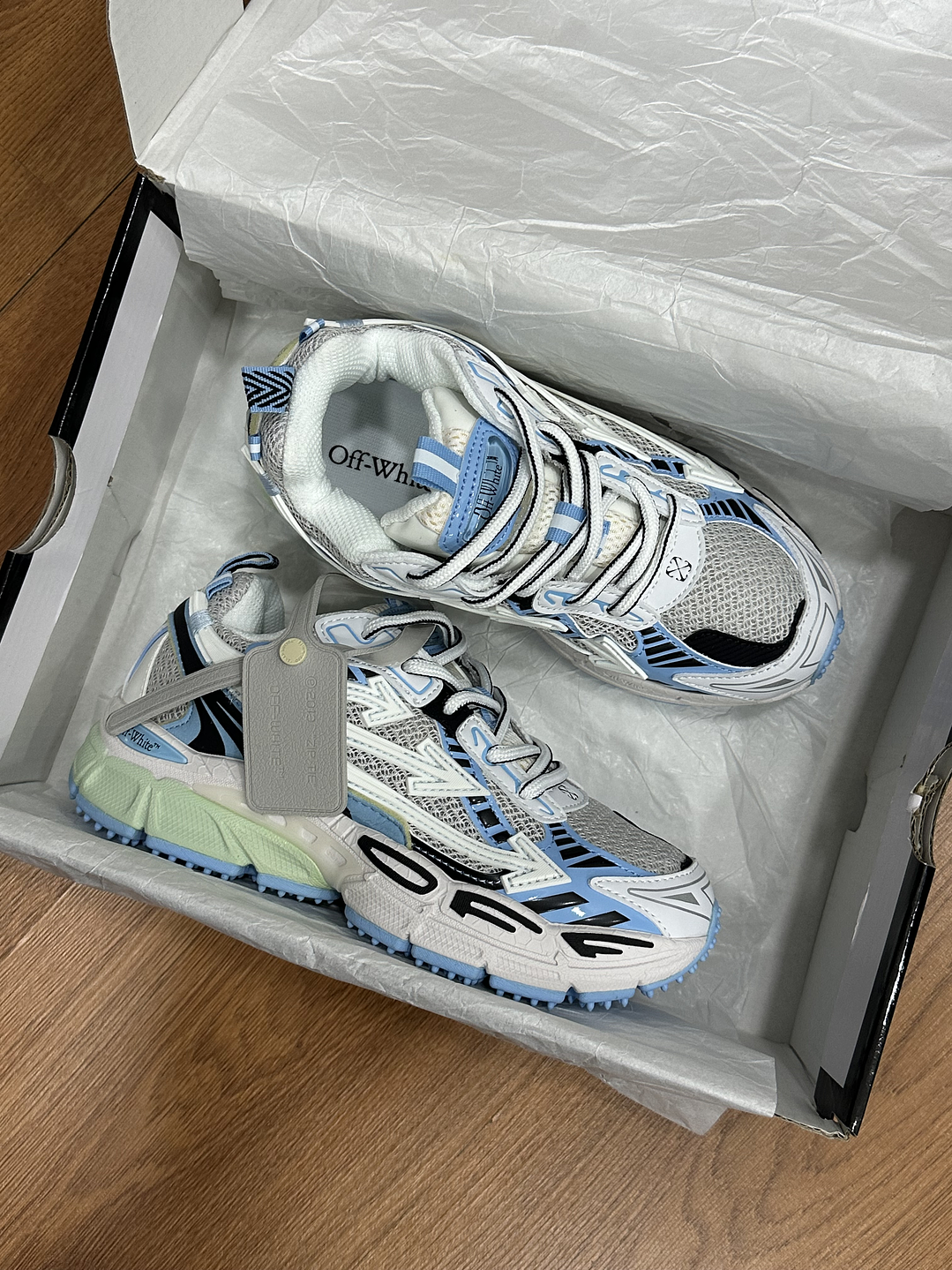 Off White Be Right Back Sky Blue  3