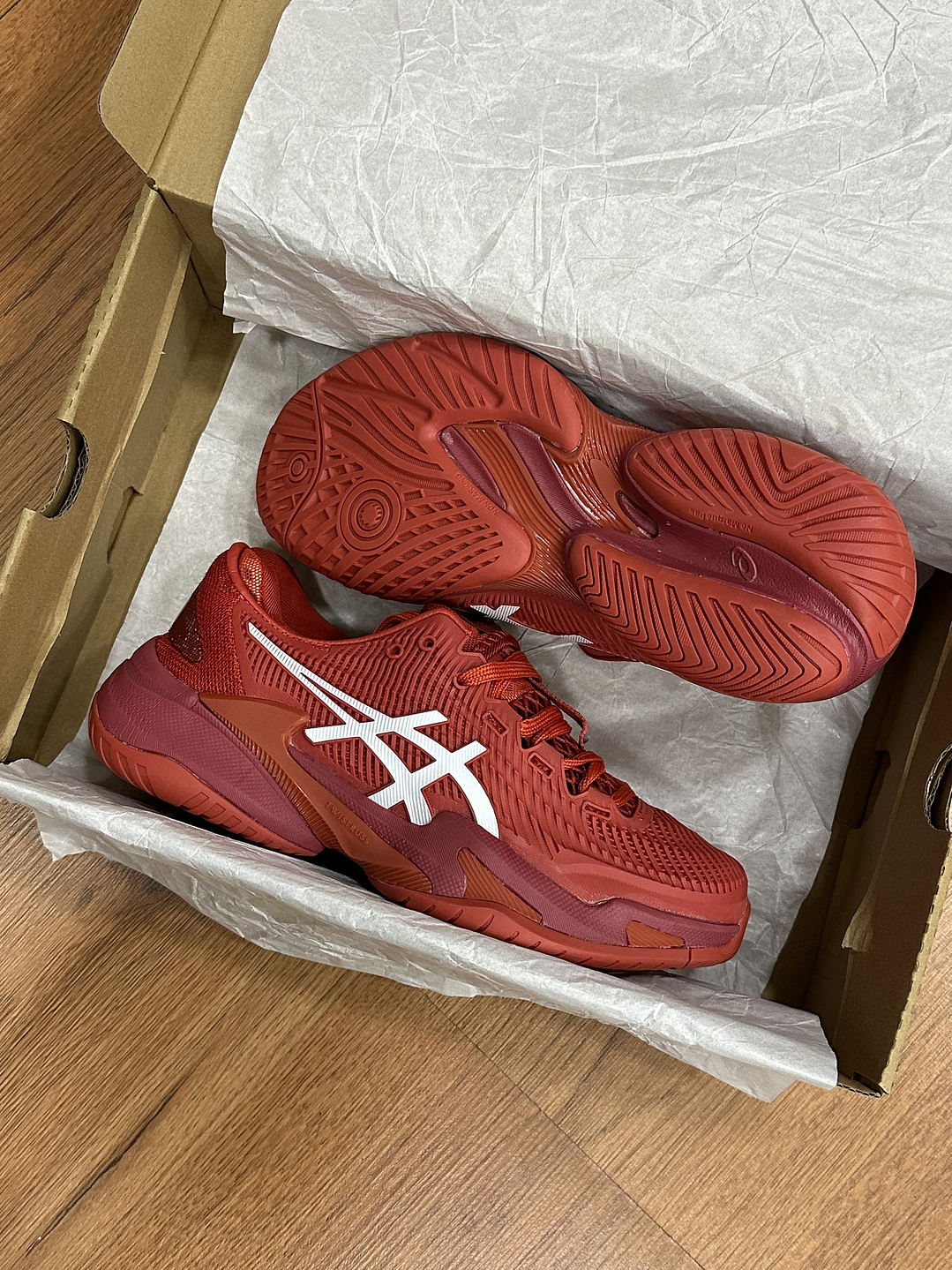 Asics Court FF 3 Red  2