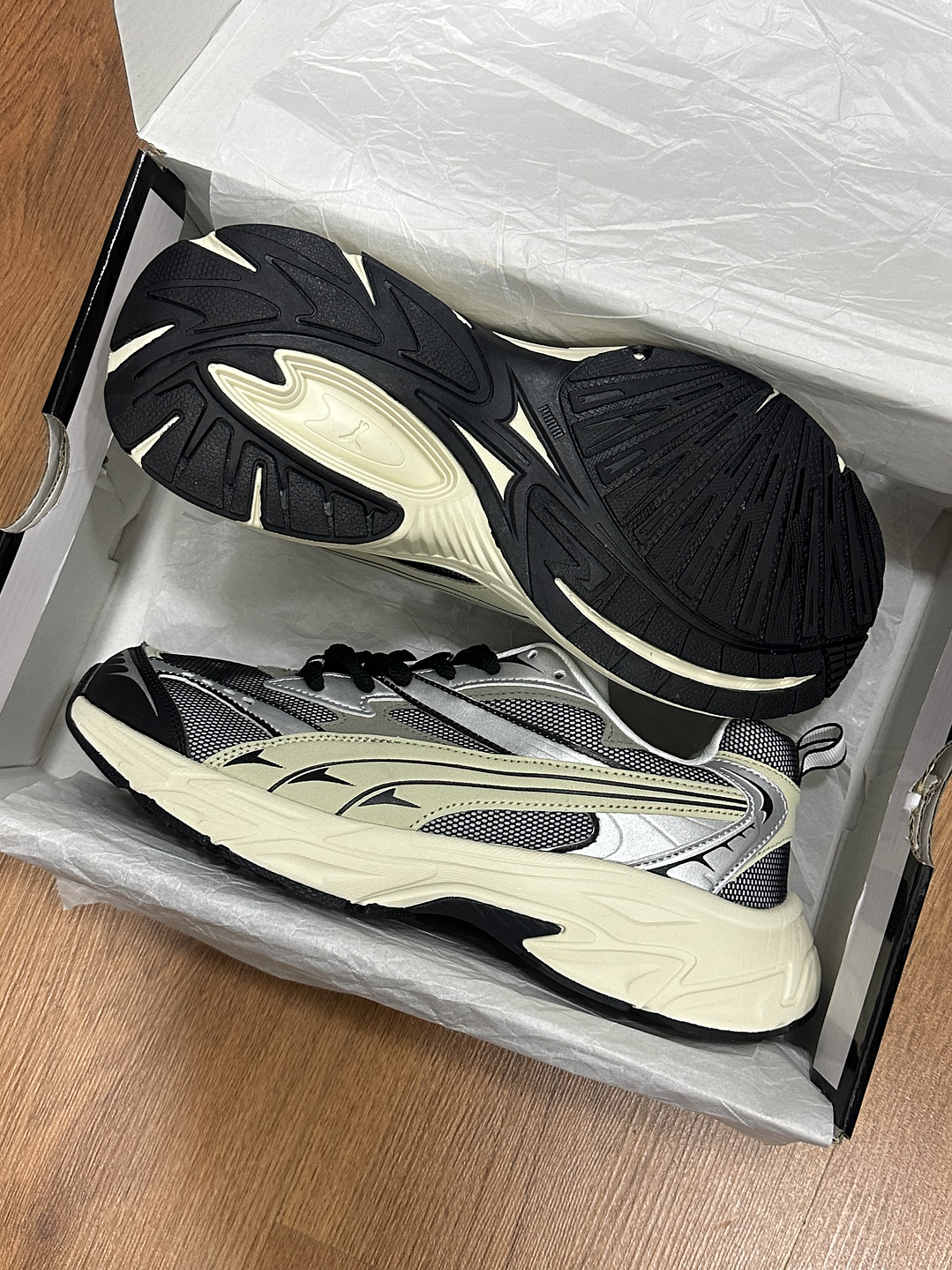 Puma Morphic Plateada  3