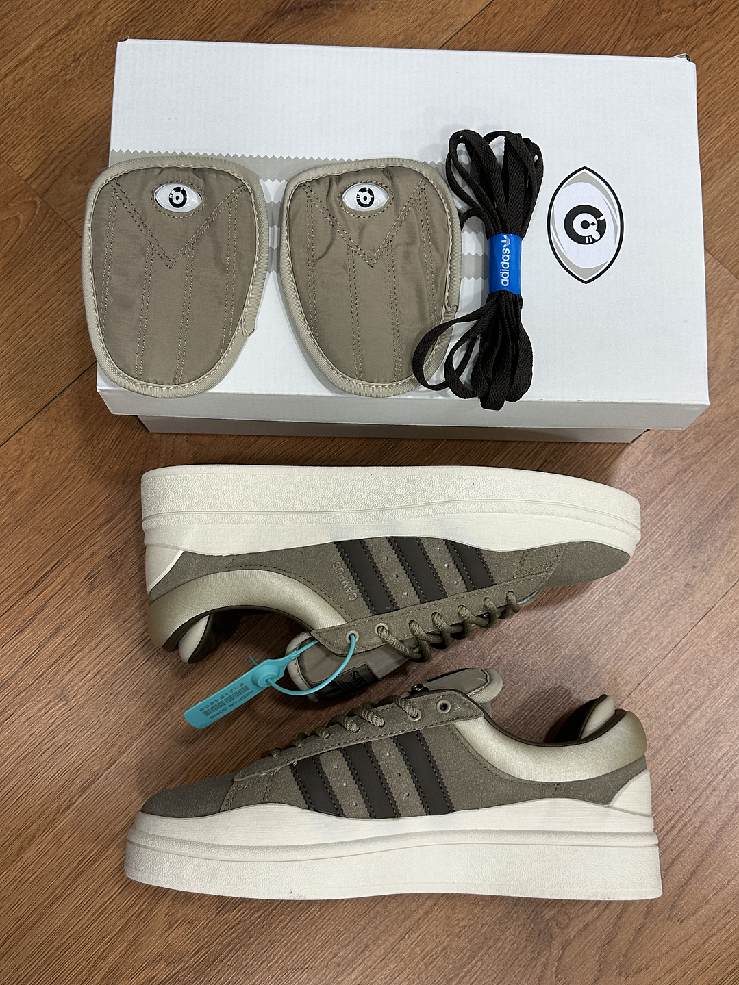 Adidas Campus X Bad Bunny Brown  2