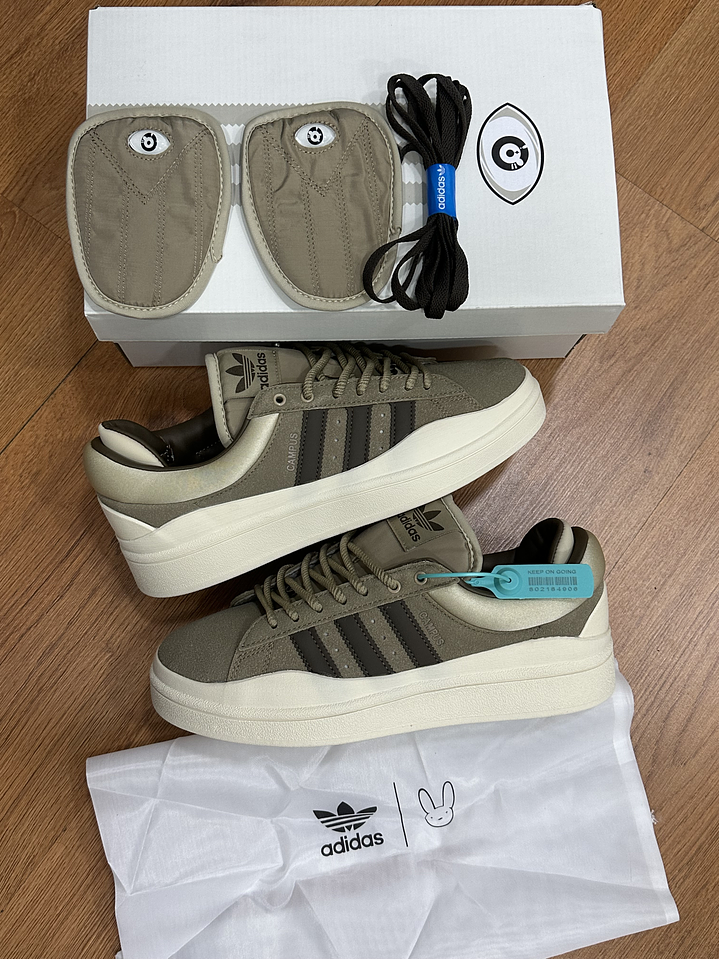 Adidas Campus X Bad Bunny Brown  3