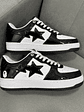 Bape Sta Low Charol White Black - Miniatura 3
