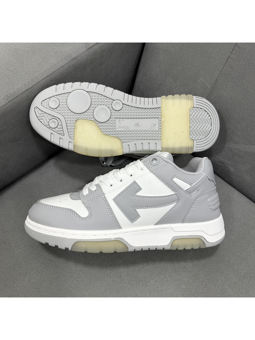 Off White Out Of Office Gris 3