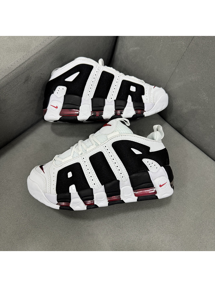 Nike Air Uptempo White Black  2
