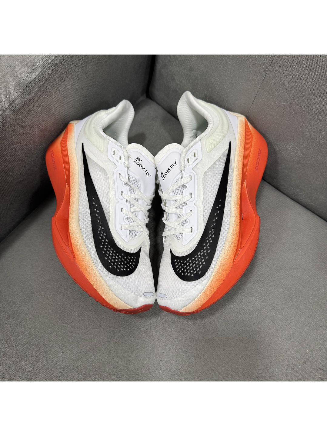 Nike Zoom Fly 6 White Orange  3