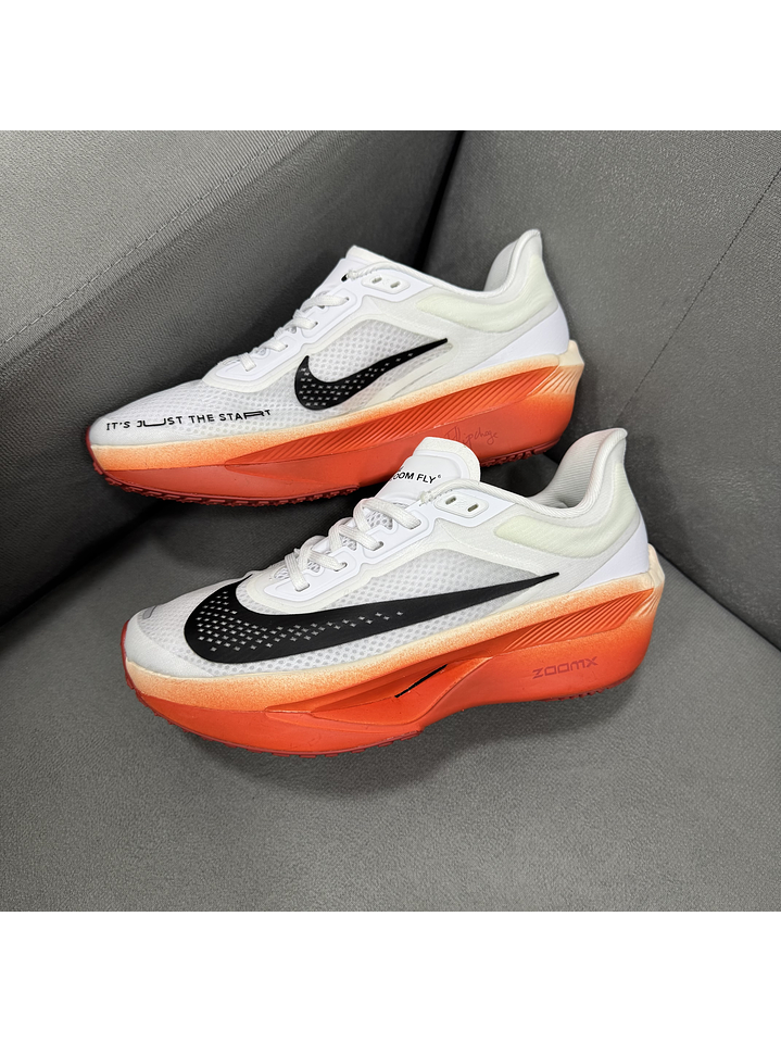 Nike Zoom Fly 6 White Orange  1