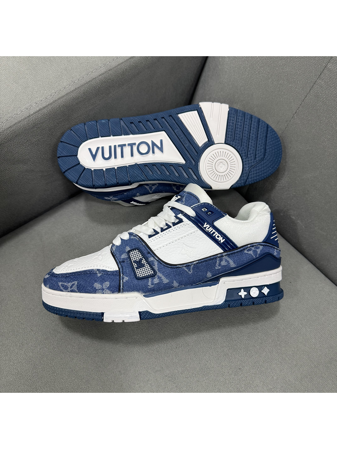 Louis Vuitton Trainer Azul  3