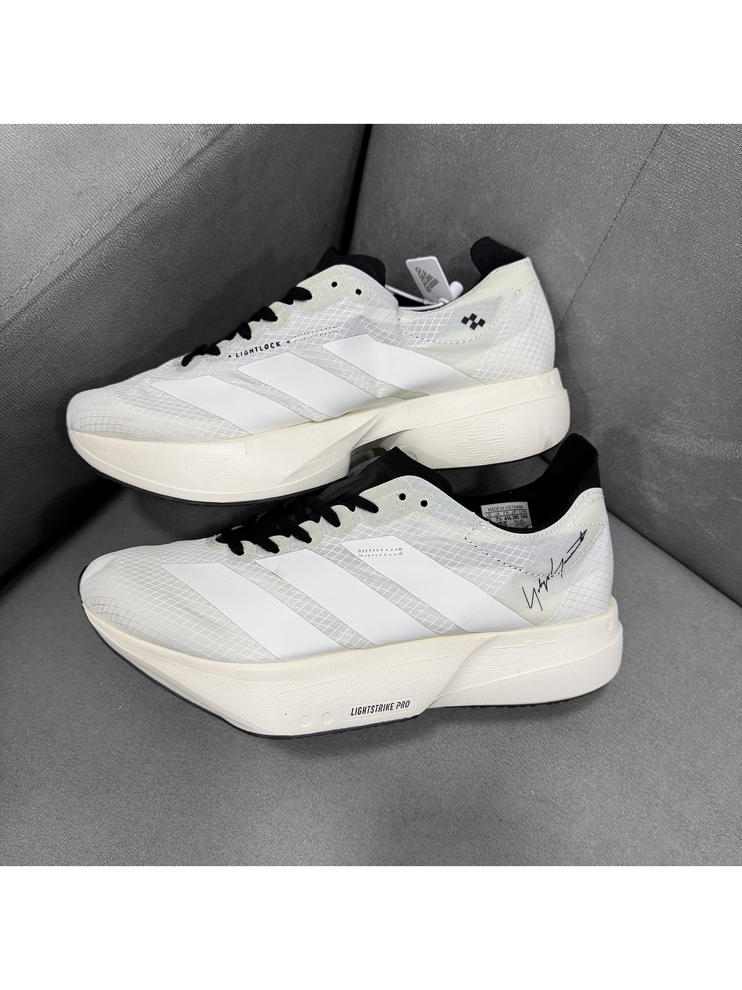Adidas Adizero Pro 4 Y3 White Black 3