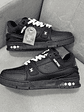 Louis Vuitton Trainer Black White - Miniatura 1