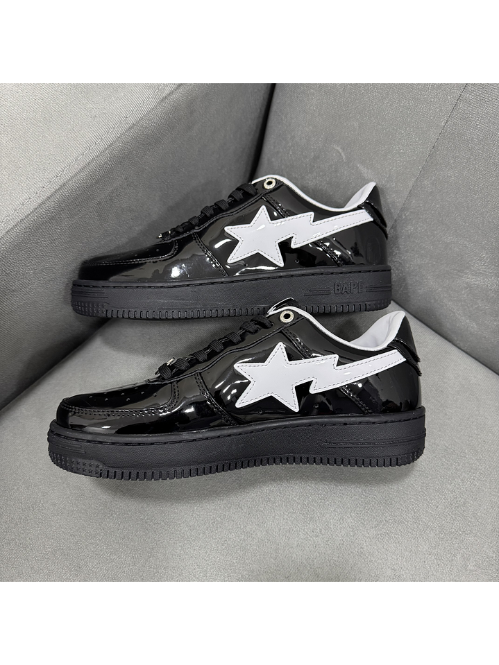 Bape Sta Charol Negro Blanco 2