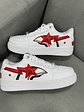 Bape Sta Charol White Red - Miniatura 2