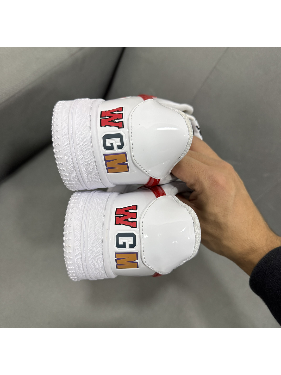 Bape Sta Charol White Red 3