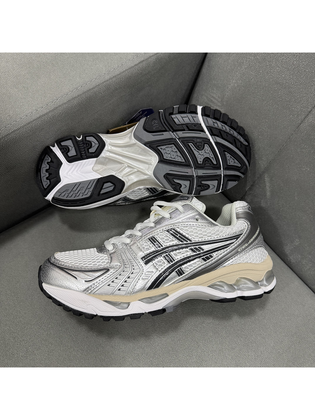 Asics Kayano 14 Metallic Gris  4