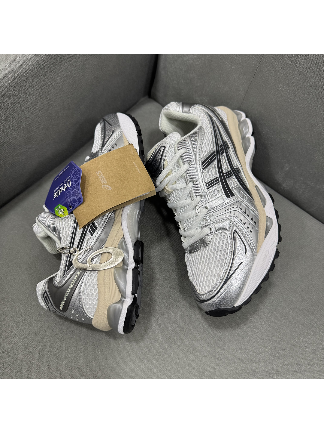 Asics Kayano 14 Metallic Gris  2