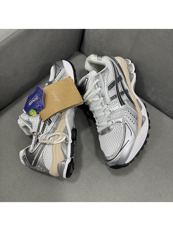 Asics Kayano 14 Metallic Gris  2