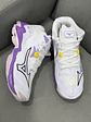 Mizuno Wave Z8 White Purple - Miniatura 2