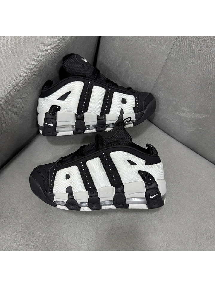 Nike Uptempo Black White  2