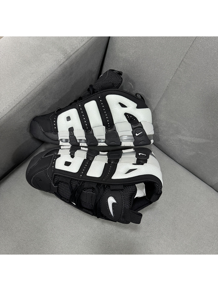 Nike Uptempo Black White  1