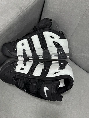 Nike Uptempo Black White 