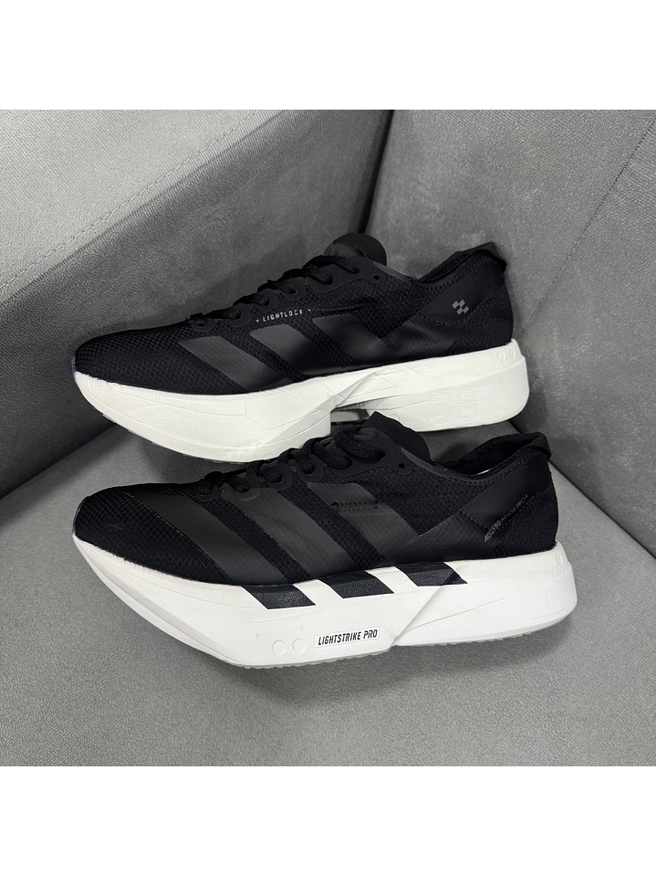 Adidas Adizero Pro 4 Black White  3