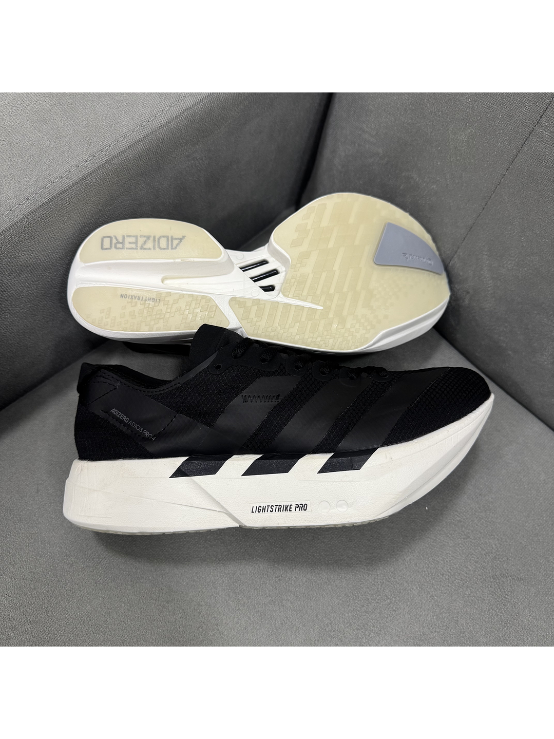 Adidas Adizero Pro 4 Black White  2