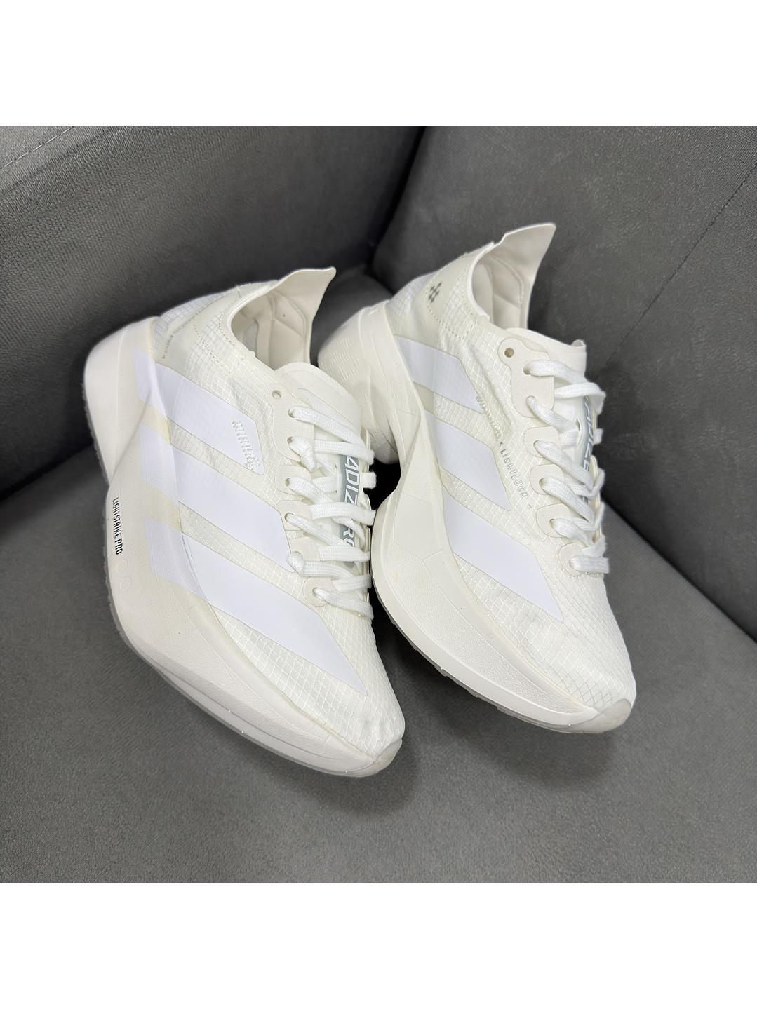 Adidas Adizero Pro 4 Total White  3