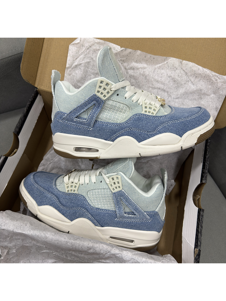 Jordan Retro 4 Denim Family  2
