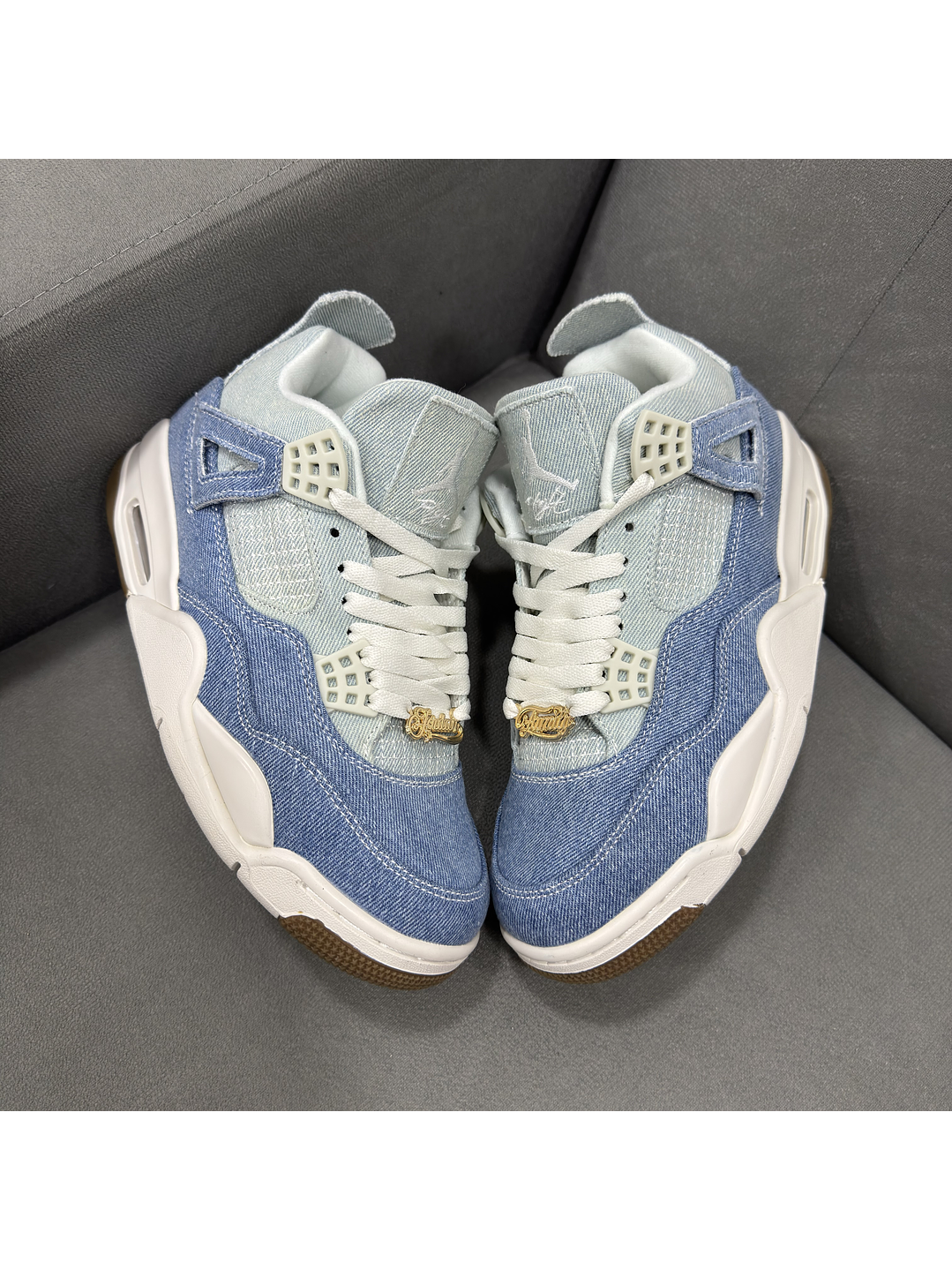 Jordan Retro 4 Denim Family  3