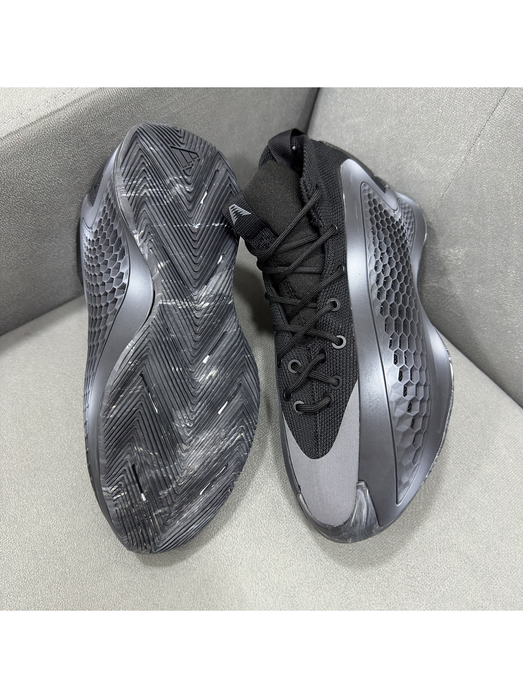 Adidas Anthony Edwards 1 Black Grey  3