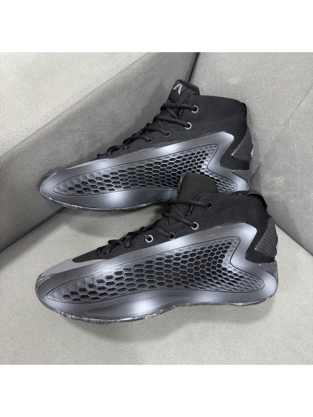 Adidas Anthony Edwards 1 Black Grey  2