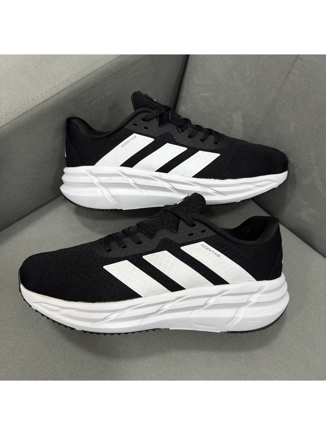 Adidas Adistar 4 Black White  1